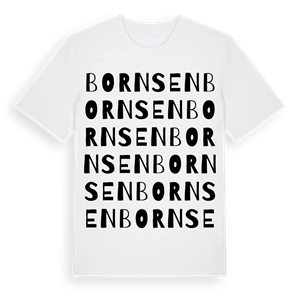 Bornsen ordlek t-shirt – ekologisk bomull t-shirt från Pinshirt