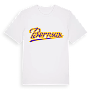 Bornum baseball t-shirt – ekologisk bomull t-shirt från Pinshirt