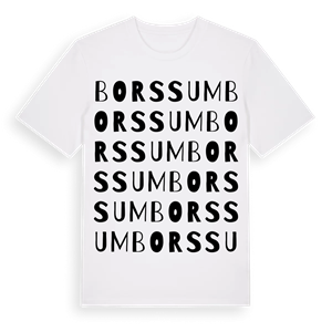 Borssum ordlek t-shirt – ekologisk bomull t-shirt från Pinshirt