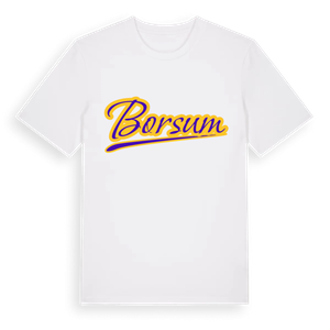 Borsum baseball t-shirt – ekologisk bomull t-shirt från Pinshirt