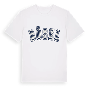 Bösel college t-shirt – ekologisk bomull t-shirt från Pinshirt