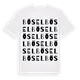 Bösel ordlek t-shirt
