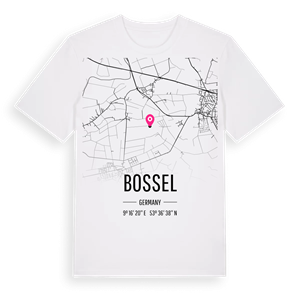 Bossel karta t-shirt – ekologisk bomull t-shirt från Pinshirt