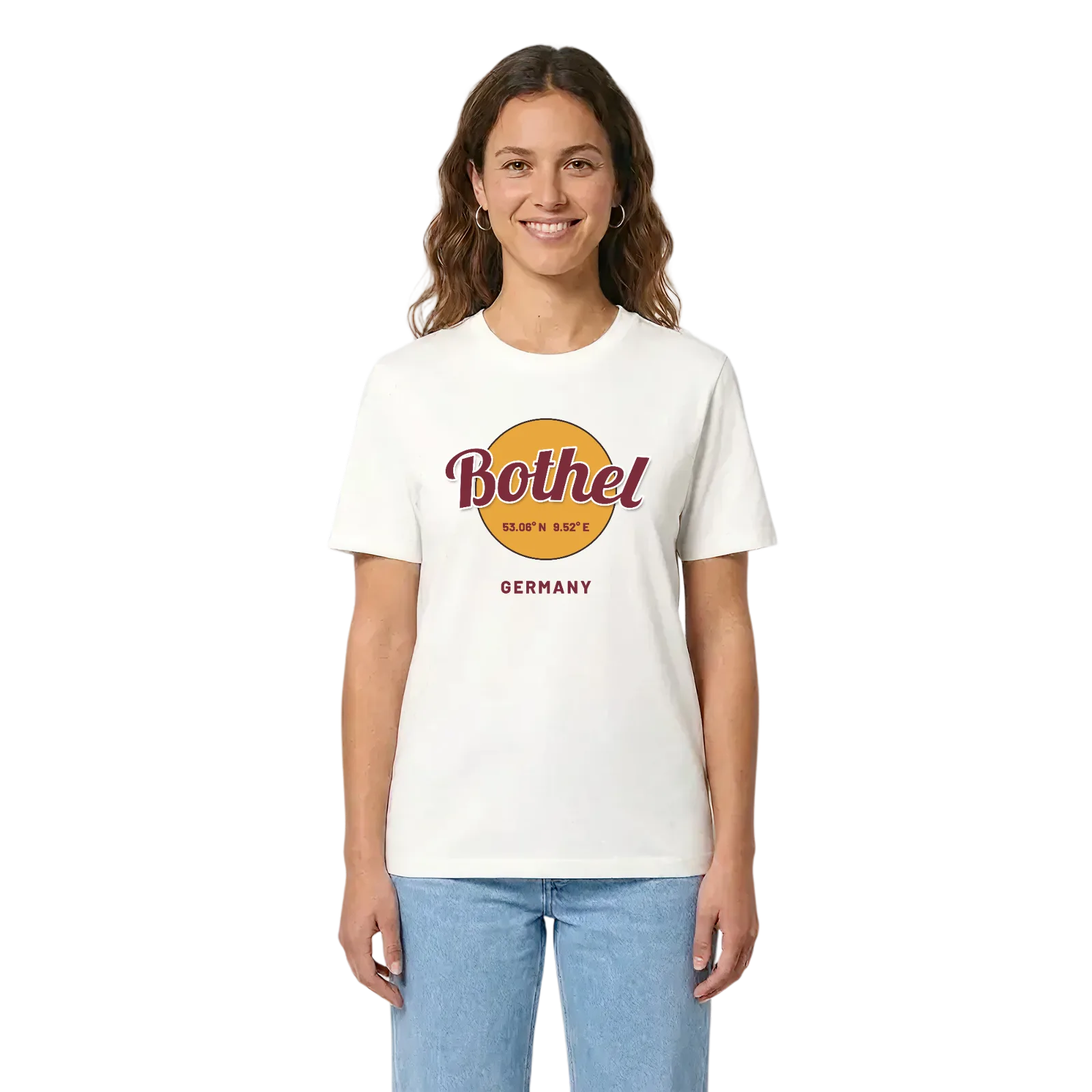 Bothel cirkel t-shirt – White, i miljö