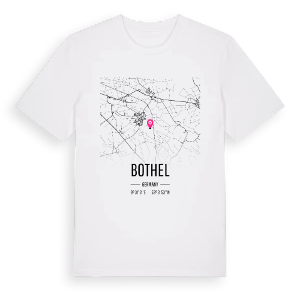 Bothel karta t-shirt – ekologisk bomull t-shirt från Pinshirt