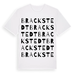 Brackstedt ordlek t-shirt – ekologisk bomull t-shirt från Pinshirt