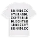 Brandlecht ordlek t-shirt