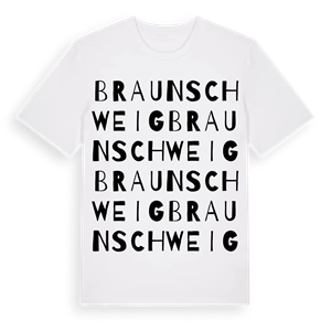 Braunschweig ordlek t-shirt – ekologisk bomull t-shirt från Pinshirt