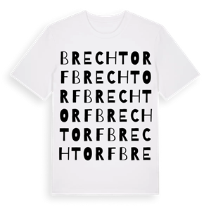 Brechtorf ordlek t-shirt – ekologisk bomull t-shirt från Pinshirt