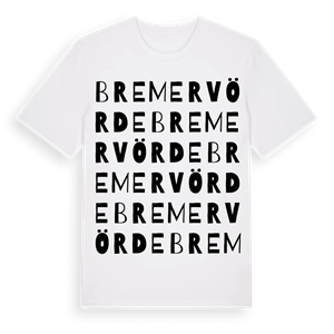 Bremervörde ordlek t-shirt – ekologisk bomull t-shirt från Pinshirt