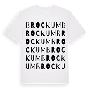 Brockum ordlek t-shirt – ekologisk bomull t-shirt från Pinshirt