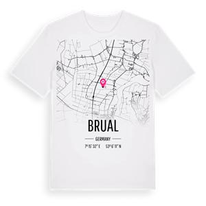 Brual karta t-shirt – ekologisk bomull t-shirt från Pinshirt