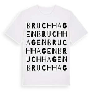 Bruchhagen ordlek t-shirt – ekologisk bomull t-shirt från Pinshirt
