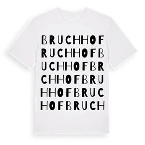 Bruchhof ordlek t-shirt – ekologisk bomull t-shirt från Pinshirt