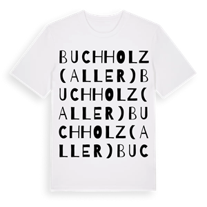 Buchholz (Aller) ordlek t-shirt – ekologisk bomull t-shirt från Pinshirt