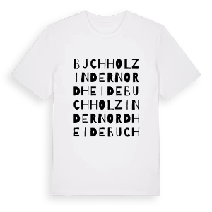 Buchholz in der Nordheide ordlek t-shirt – ekologisk bomull t-shirt från Pinshirt