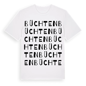 Büchten ordlek t-shirt – ekologisk bomull t-shirt från Pinshirt