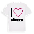 Jag älskar Bücken t-shirt stort tryck