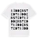 Büddenstedt ordlek t-shirt