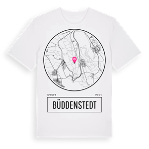 Büddenstedt t-shirt – ekologisk bomull t-shirt från Pinshirt