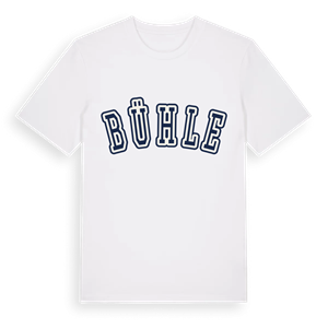 Bühle college t-shirt – ekologisk bomull t-shirt från Pinshirt