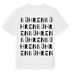 Bühren ordlek t-shirt – ekologisk bomull t-shirt från Pinshirt