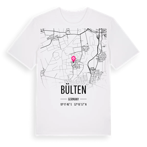 Bülten karta t-shirt – ekologisk bomull t-shirt från Pinshirt