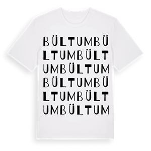 Bültum ordlek t-shirt – ekologisk bomull t-shirt från Pinshirt