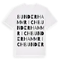 Bunderhammrich ordlek t-shirt