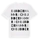 Bunderhammrich ordlek t-shirt