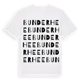 Bunderhee ordlek t-shirt