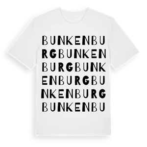 Bunkenburg ordlek t-shirt – ekologisk bomull t-shirt från Pinshirt