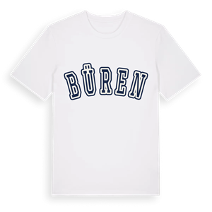 Büren college t-shirt – ekologisk bomull t-shirt från Pinshirt