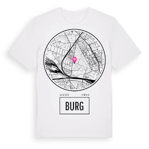 Burg t-shirt – ekologisk bomull t-shirt från Pinshirt