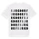 Burgdorf ordlek t-shirt