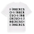 Bürgeresch ordlek t-shirt