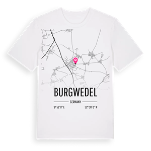 Burgwedel karta t-shirt – ekologisk bomull t-shirt från Pinshirt
