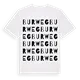 Burweg ordlek t-shirt