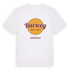 Burweg cirkel t-shirt – ekologisk bomull t-shirt från Pinshirt