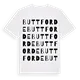 Buttforde ordlek t-shirt