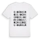 Cadenberge ordlek t-shirt
