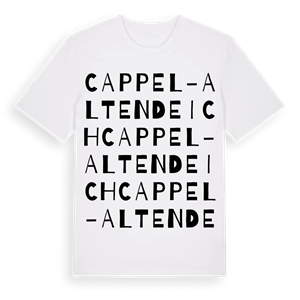 Cappel-Altendeich ordlek t-shirt – ekologisk bomull t-shirt från Pinshirt