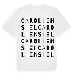Caroliensiel ordlek t-shirt – ekologisk bomull t-shirt från Pinshirt