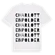 Charlottenpolder ordlek t-shirt