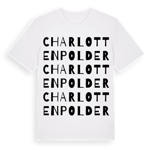 Charlottenpolder ordlek t-shirt – ekologisk bomull t-shirt från Pinshirt