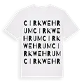 Cirkwehrum ordlek t-shirt