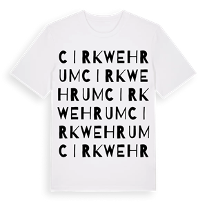 Cirkwehrum ordlek t-shirt – ekologisk bomull t-shirt från Pinshirt