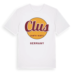 Clus cirkel t-shirt – ekologisk bomull t-shirt från Pinshirt