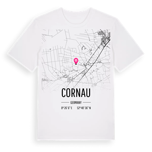 Cornau karta t-shirt – ekologisk bomull t-shirt från Pinshirt