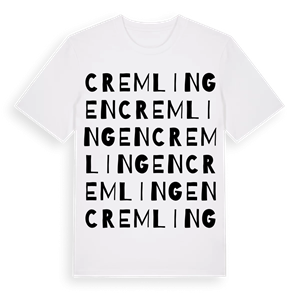 Cremlingen ordlek t-shirt – ekologisk bomull t-shirt från Pinshirt
